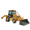 Use en Rusia China Factory Ventas directas 4WD Backhoe Excavator Front End Loader 4x4 2.5 toneladas de retroexcavadores.